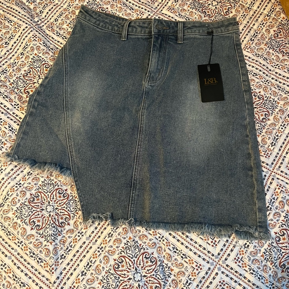 L&B brand new Denim Mini skirt